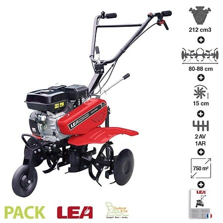 Motobineuse thermique transformable 212cc 5,6cv...