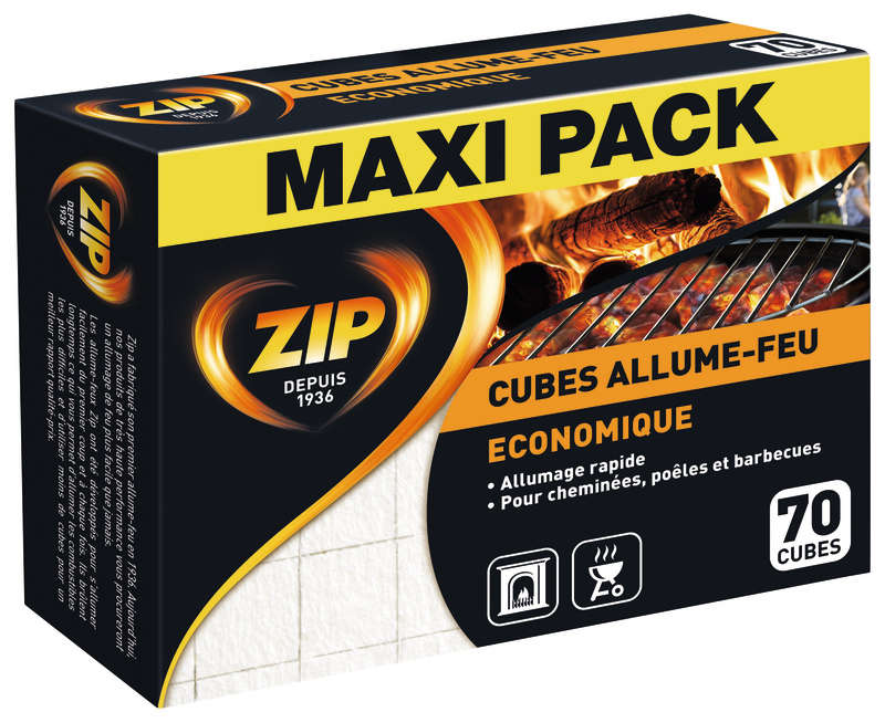 BLOC ALLUME FEU NATUREL (b) ZIP