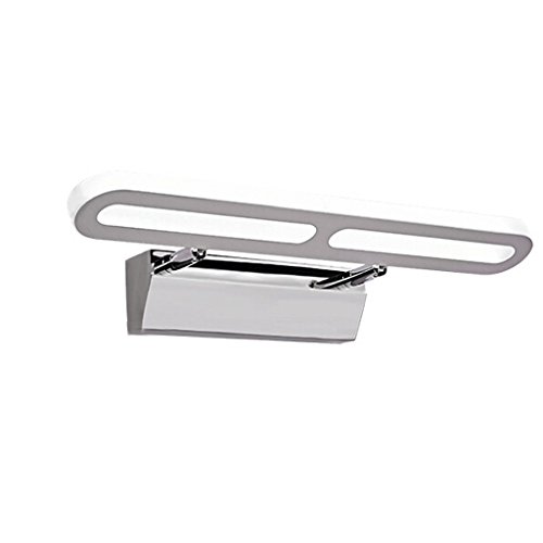 QZz salle de bain LED réglable en acier inoxyda...