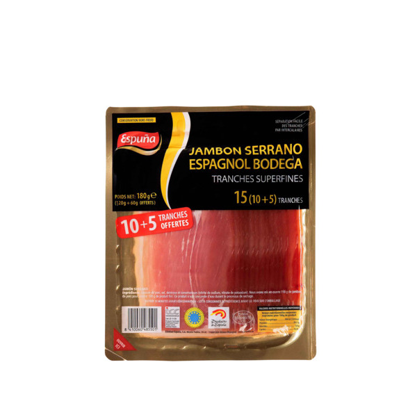  Jambon Serrano Esteban Espuna code EAN 8410060485501 