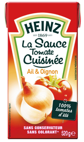 heinz LA SAUCE TOMATE CUISINÉE HEINZ code EAN 8410066118090 