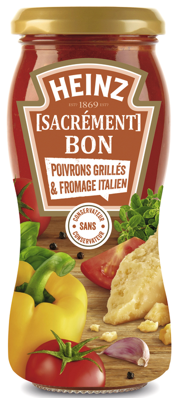SAUCE SACRÉMENT BON  POIVRONS GRILLÉS Heinz