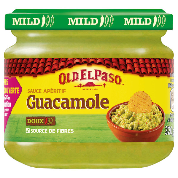 SAUCE APÉRITIVE GUACAMOLE OLD EL PASO