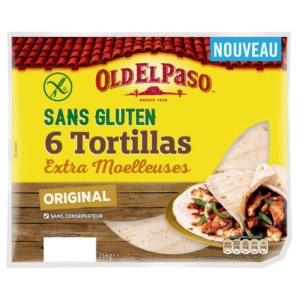 Tortillas sans gluten