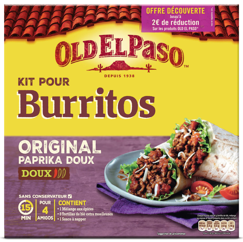 KIT POUR BURRITOS Old el paso