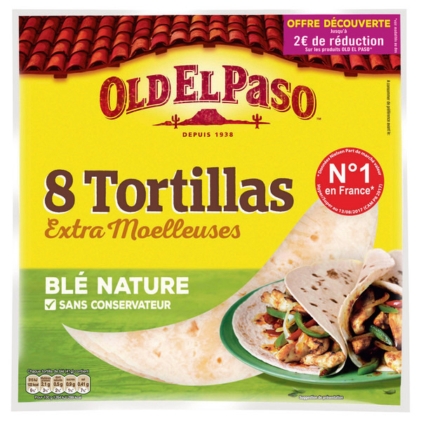 Tortillas blé nature