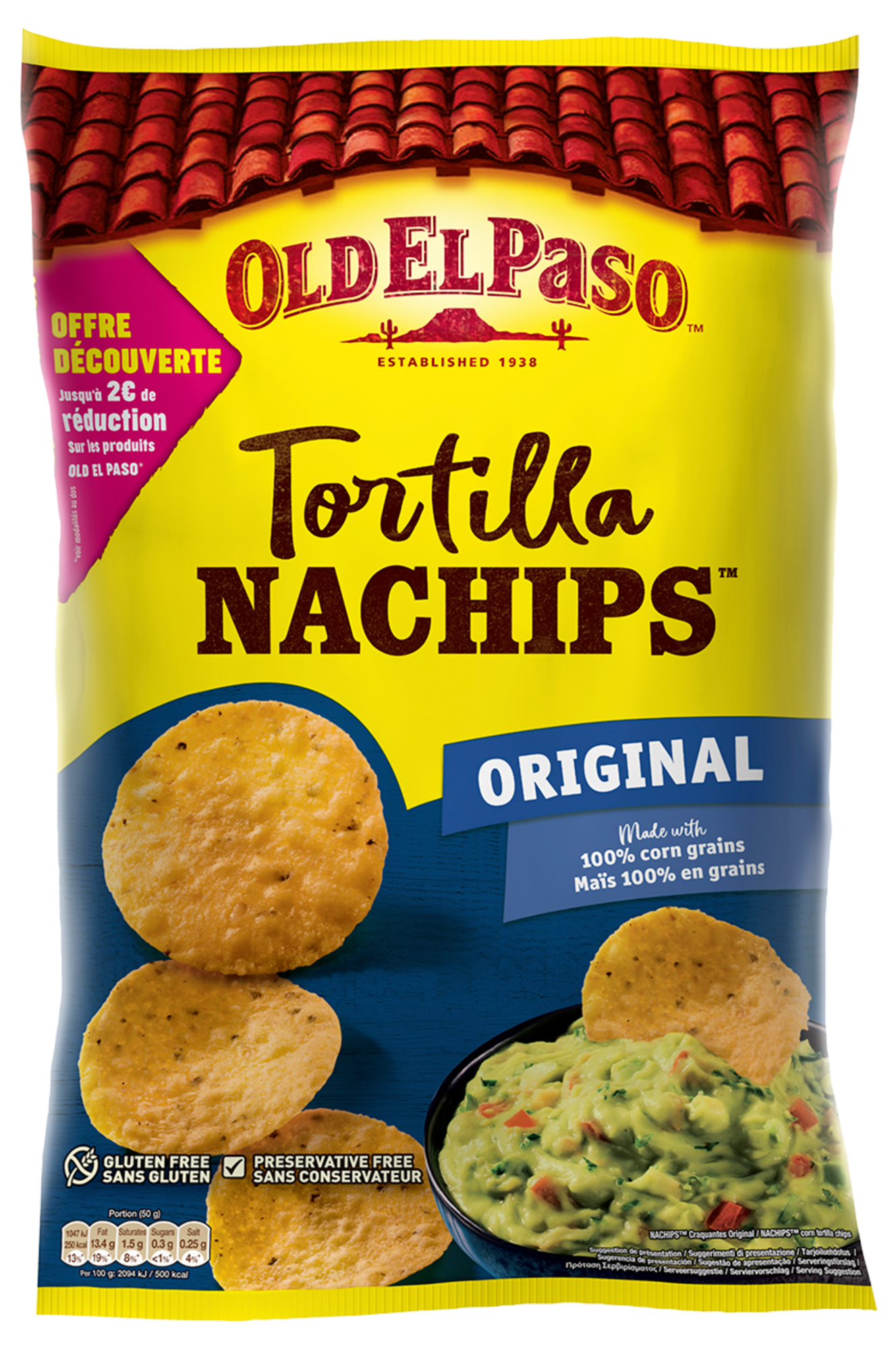 OLD EL PASO TORTILLA code EAN 8410076482648 