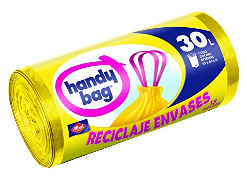 – sacs poubelle, jaune, 30 l, lot de 15