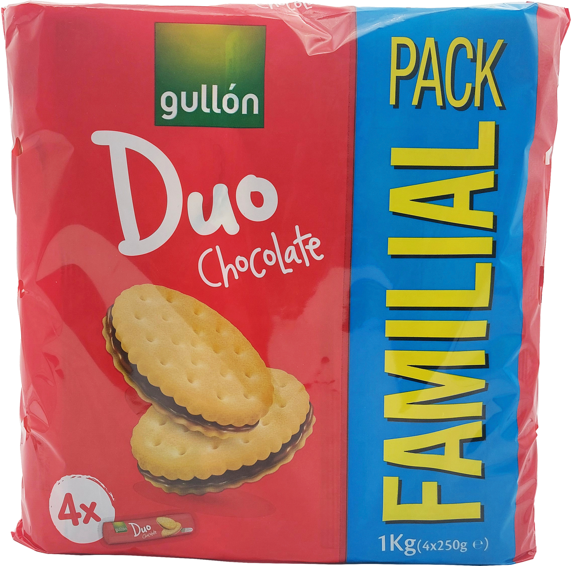 GULLON BISCUITS CHOCOLAT DUO code EAN 8410376073034 