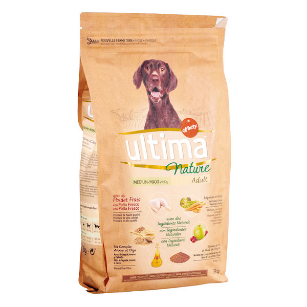 CROQUETTES POUR CHIEN MEDIUM-MAXI ULTIMA NATURE