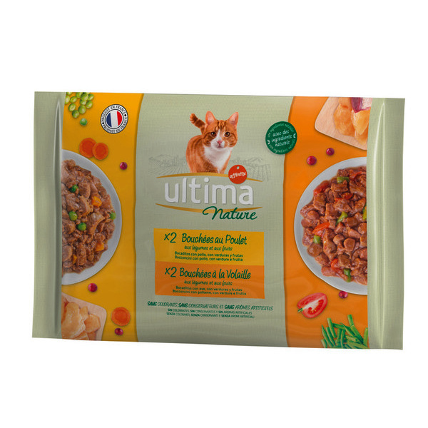 Ultima Nature Repas sachets pour chat code EAN 8410650233598 