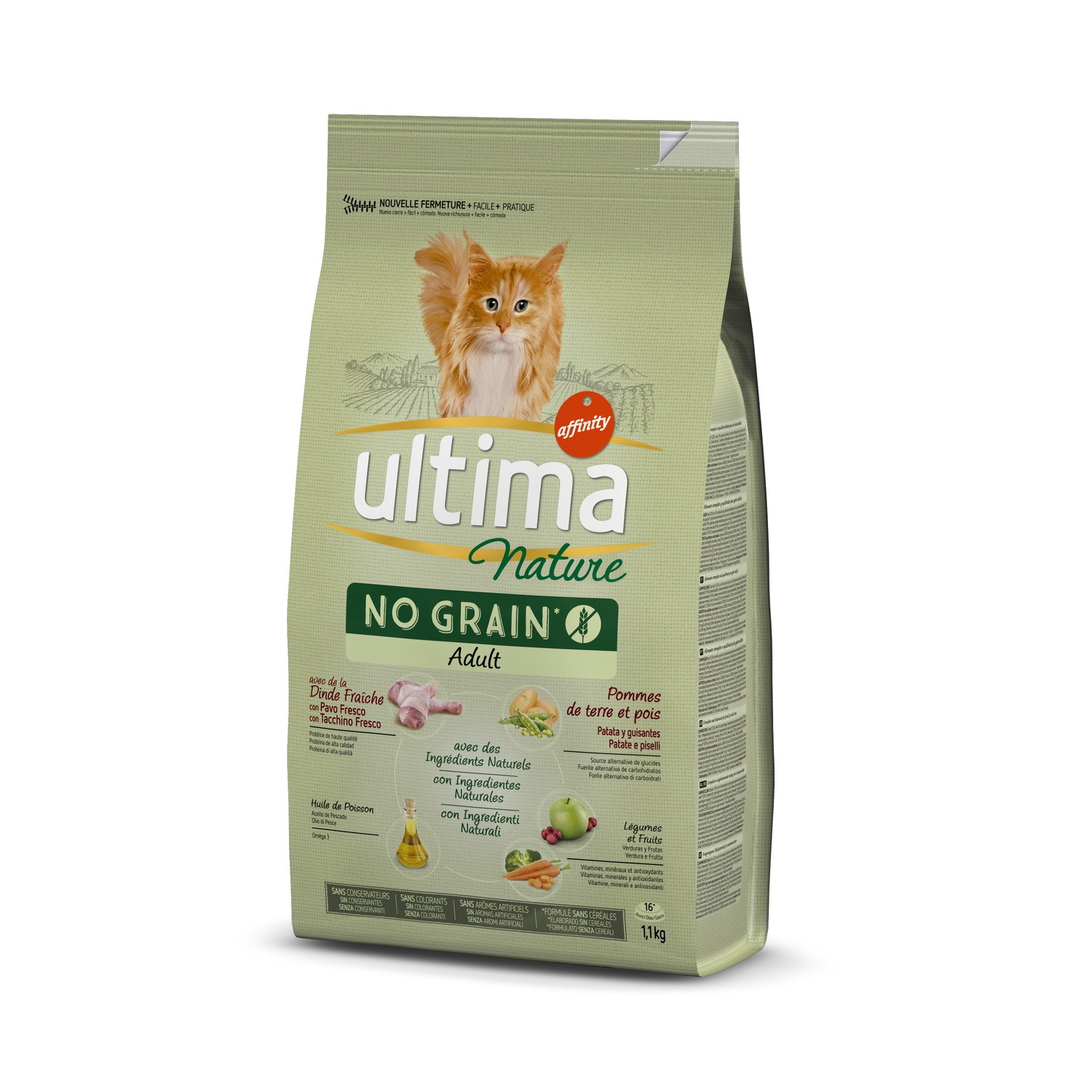 Croquettes pour chat dinde ULTIMA