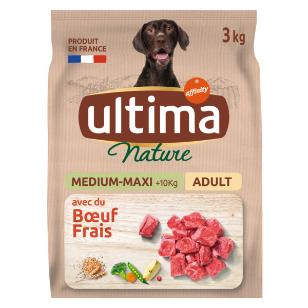 CROQUETTES CHIEN MEDIUM-MAXI ADULTE BŒUF
