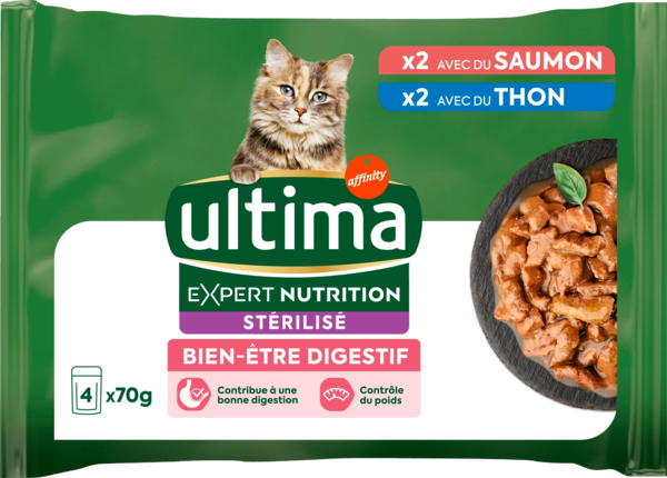 77610008 34% De Remise Immédiate Sur La Gamme Ultima Humide Chat Fit&Délicious code EAN 8410650610702 