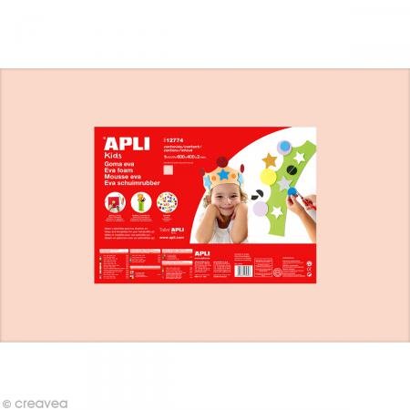 Apli APLI MOUSSE EVA PEAU 400X600MMX2 1F code EAN 8410782127741 