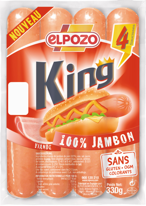 KNACK ORIGINAL 100% JAMBON Elpozo