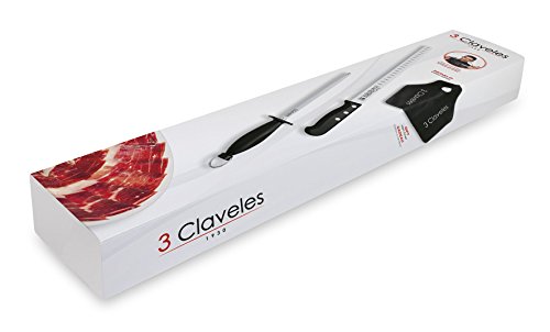 3 Claveles Couteau à jambon alvéolé 00966 de 29...