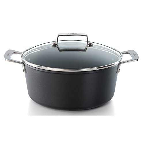 Valira 4669/25 aire cocotte + couvercle fonte d'aluminium anse métal noir 24 cm code EAN 8411401020856 