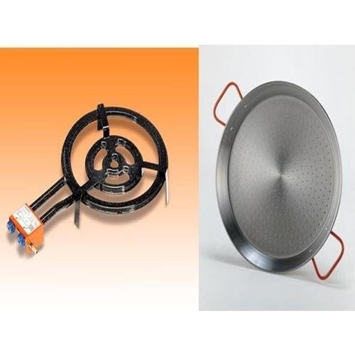 Réchaud à paella l-40 + poêle à paella 42 cm.