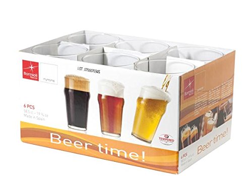 517220-b25 nonix beer time verre à bière transp...