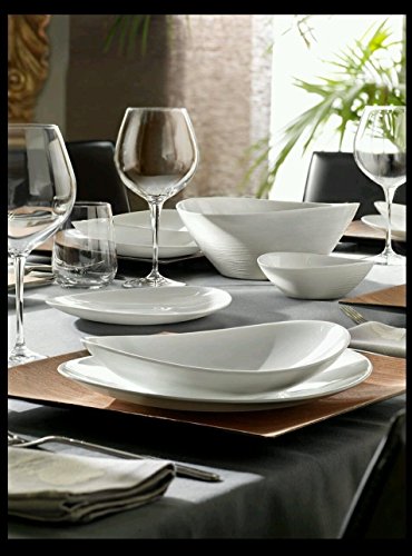 Prometeo Lot de 18 assiettes en arcopal