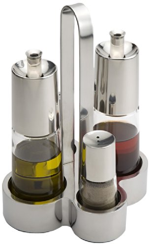BRA Bella - lot de 4 sprays doseurs huile / vinaigre acier inoxydable 18/10 et verre code EAN 8411796097334 