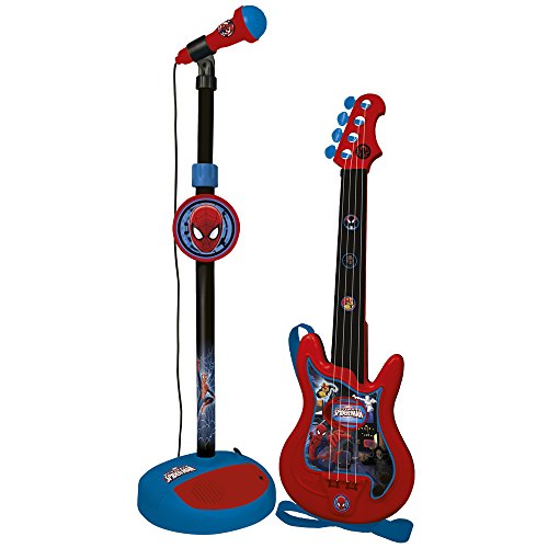 Reig/spiderman - 552 - ensemble guitare et micro - spiderman code EAN 8411865005529 