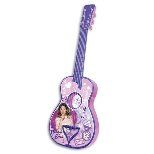 VIOLETTA Guitare en Bois 65 cm