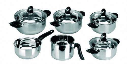 000949 batterie 6 pièces 4 faitouts avec couver...