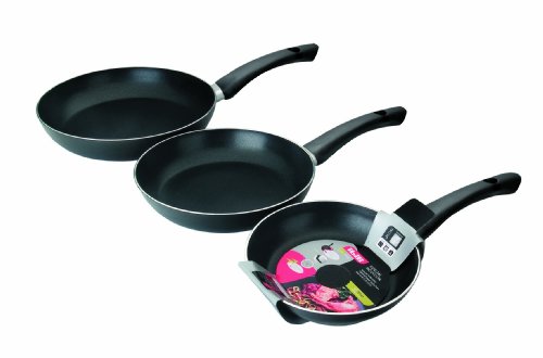 Ibili 405100 lot poêles indubasic aluminium  (18 cm + 22 cm + 26 cm) code EAN 8411922075144 