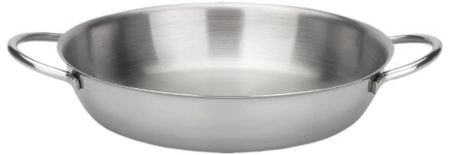 665618 plat rond prisma 18 cm inox 18%