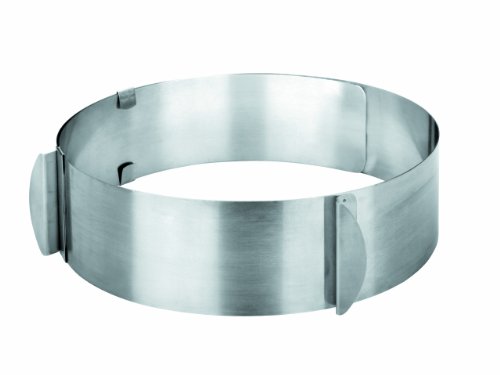 717216 moule/cercle éxtensible inox (16..30 cm)