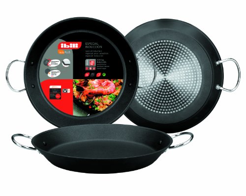 402134 plat à paella en fonte d'aluminium indup...