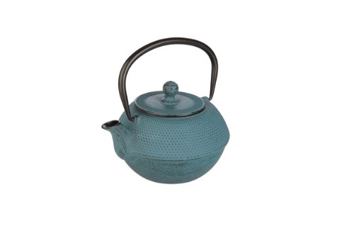 620212 théière en fer fondu bleu 1,2 l