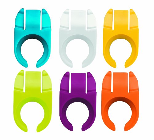 782300 6 identificateurs de verres + 6 clips po...