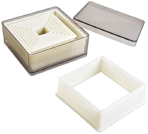 784203 lot de 9 emporte-pièces carré lisse