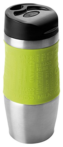 799904 mug isotherme plastique/inox vert/inox 4...