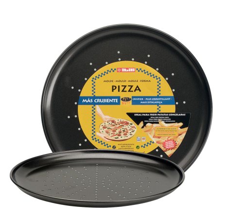 821928 moule à pizza 28 cm antiadhésif moka