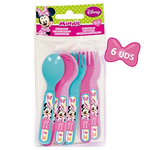 Minnie - Set 6 Pièces couverts pique-nique Minn...