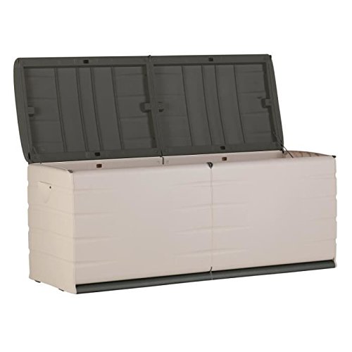 Plastiken Coffre de rangement 530 L résine blanc/anthracite 8412524394817 (8412524394817)