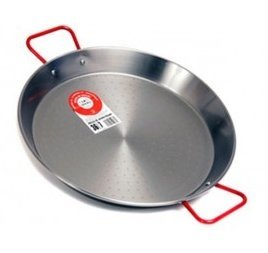 Poele a paella acier poli 38 cm
