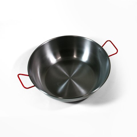 5020154 poêle profonde, polie, avec anses 38 cm