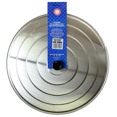 COUVERCLE ALLUMINIUM pour poele a paella 70 CM ...