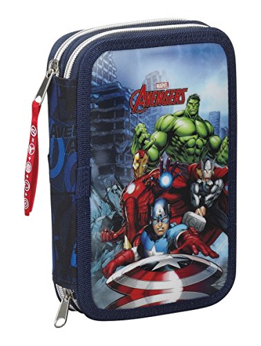 - plumier double, 34 pièces, bleu (safta 411634...