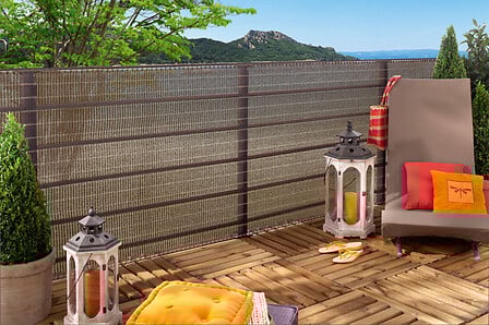 NORTENE Brise-vue synthétique tissé oeillets Ha...