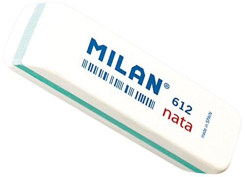 Milan Nata lot de 12 gommes à effacer code EAN 8414034006129 