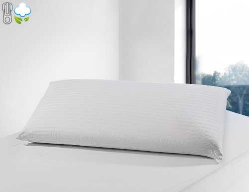 Housse d'oreiller coutil 100% coton, 40x70cm