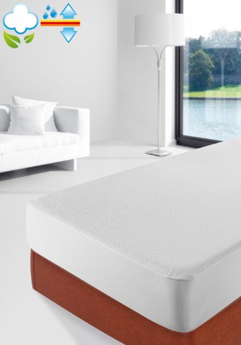 Protège matelas bouclette 100% coton imperméabl...
