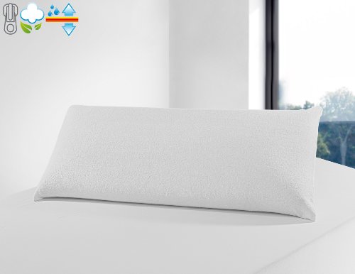 Protège oreiller 100% bouclette coton, imperméa...