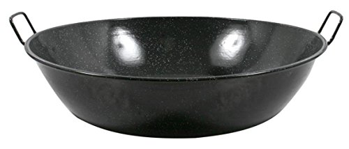 Esmaltaciones la Estrella Esmaltaciones L'étoile martelée-Plat à paella creux bordoneada 60 cm/30 L 8414263704605 (8414263704605)